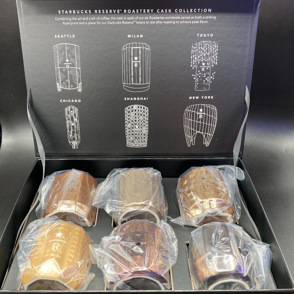 Starbucks Reserve Roastery Demi Cask Collection Limited Edition Six Pc Set New